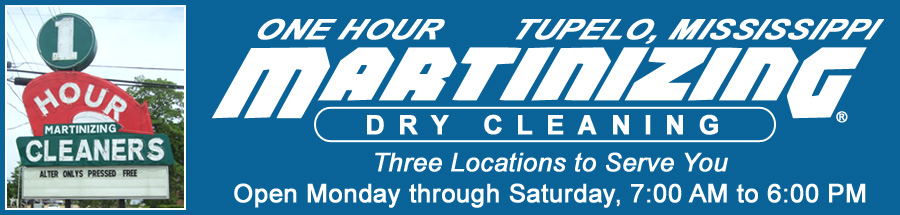 One Hour Martinizing - Tupelo Dry Cleaning
